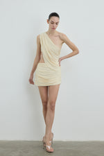 GLEAN DRESS BUTTER YELLOW