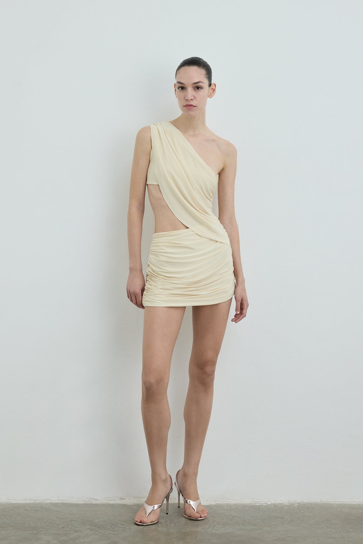 GLEAN DRESS BUTTER YELLOW