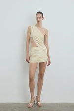 GLEAN DRESS BUTTER YELLOW
