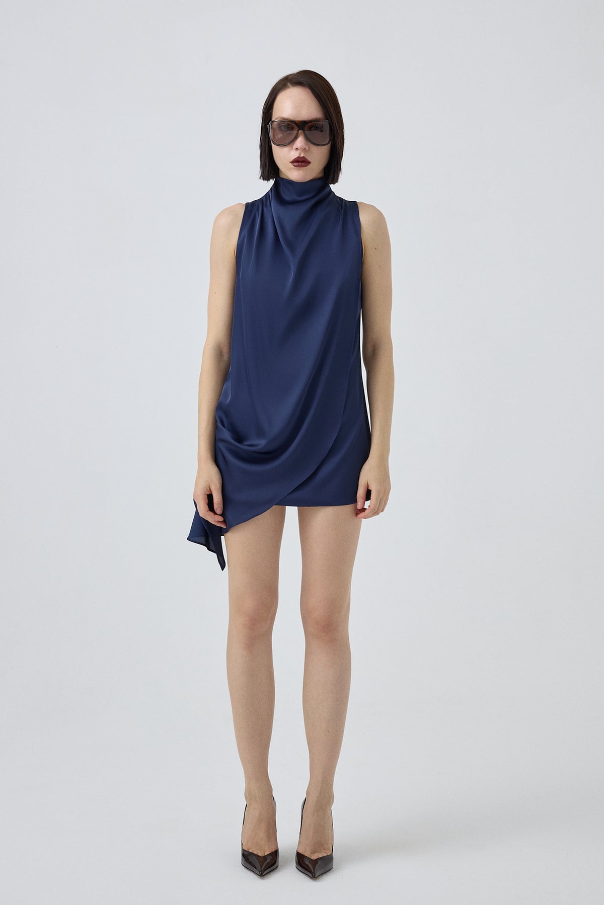 SIMOAS DRESS NAVY BLUE