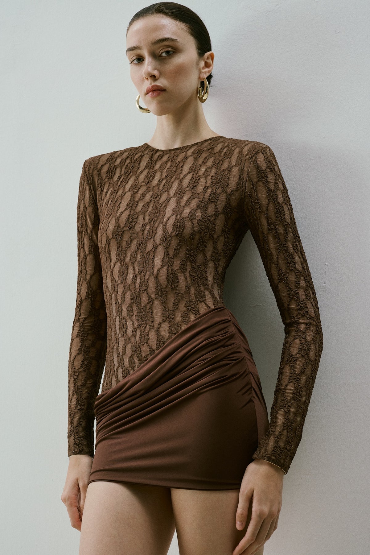 RÉVE DRESS BROWN