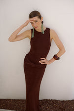 WINNY DRESS BROWN