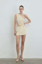 GLEAN DRESS BUTTER YELLOW
