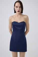 LIA DRESS NAVY BLUE