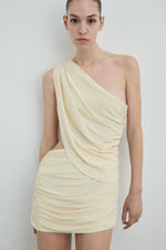 GLEAN DRESS BUTTER YELLOW