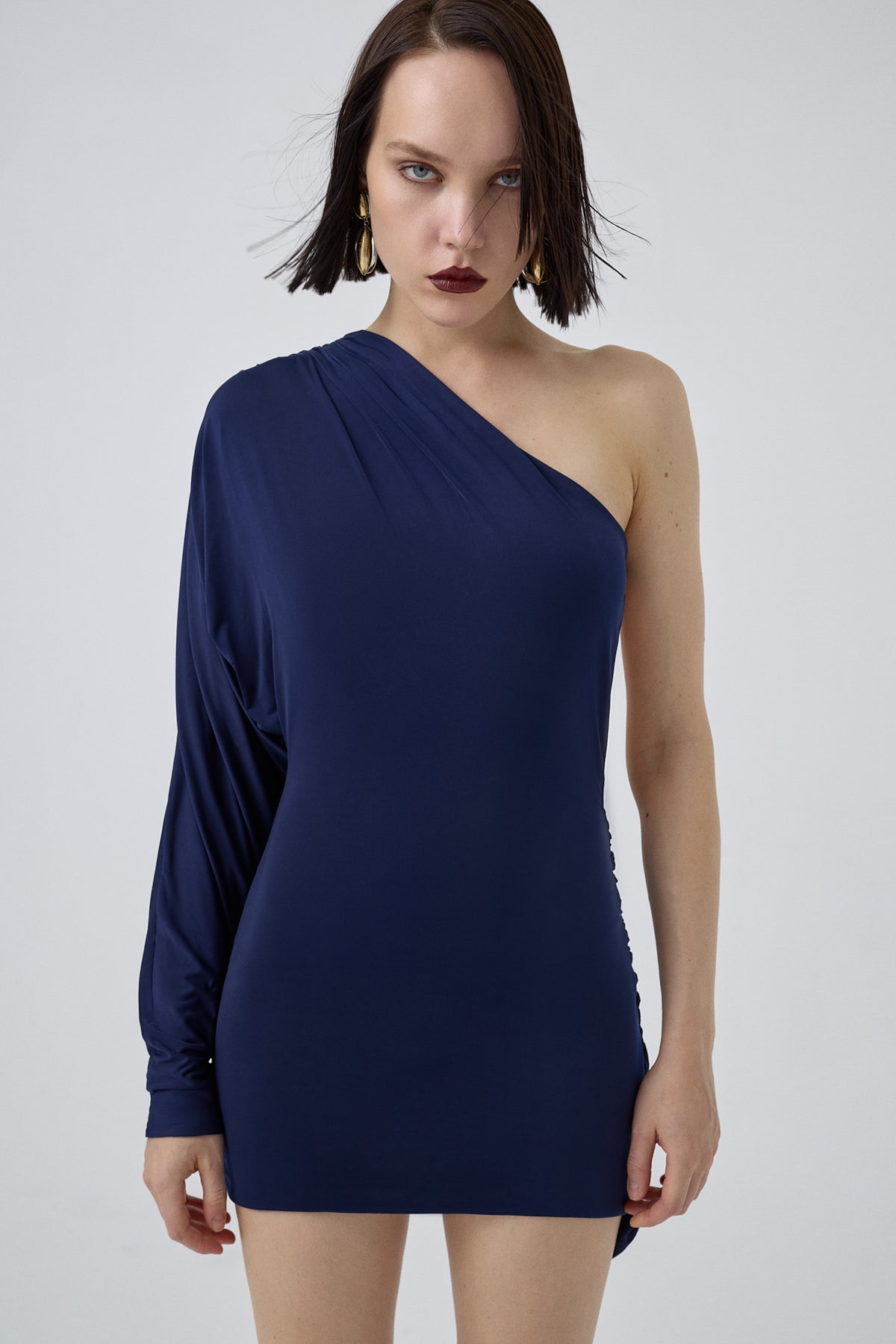 NIMA DRESS NAVY BLUE