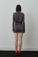 MIREL DRESS ANTHRACITE