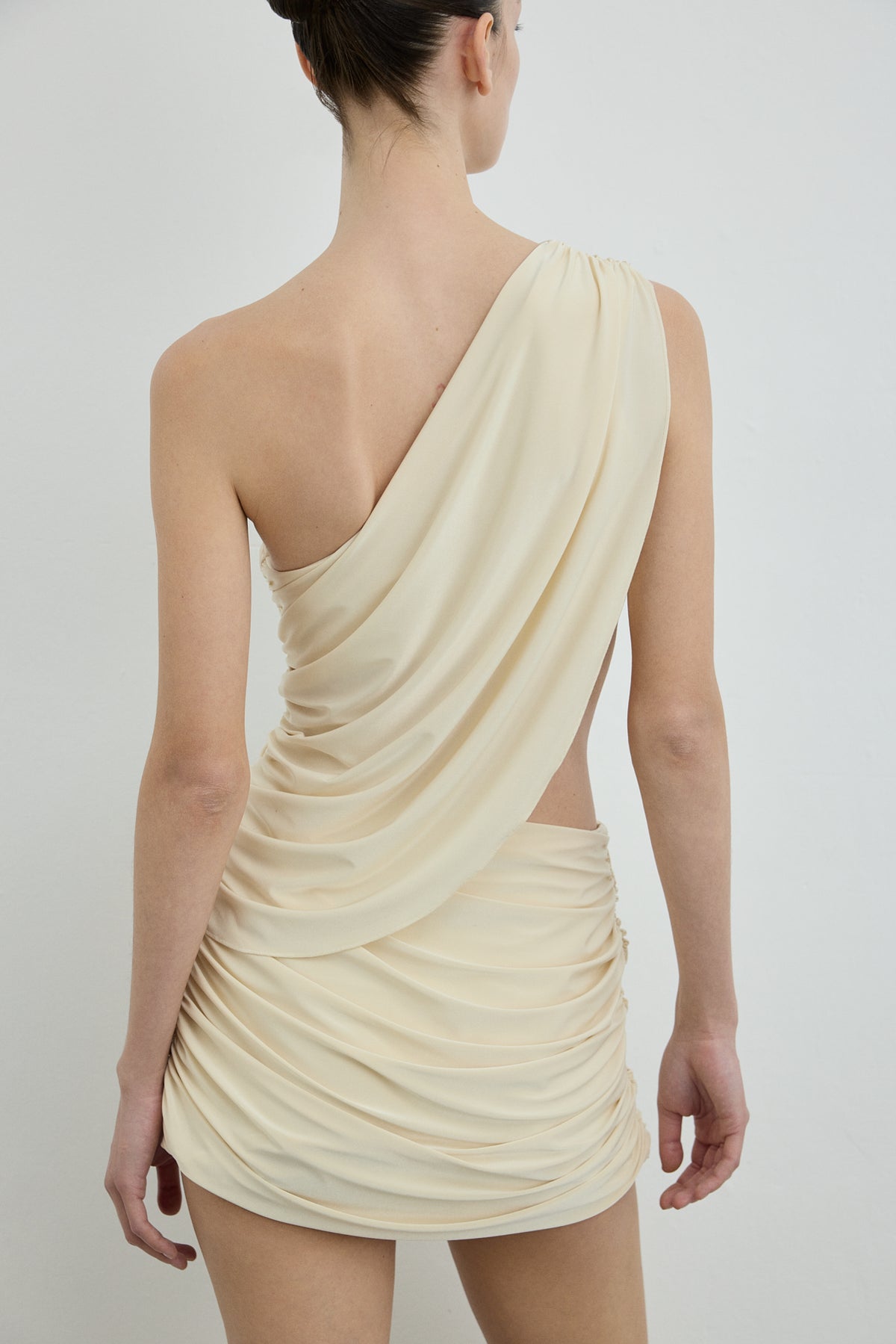 GLEAN DRESS BUTTER YELLOW