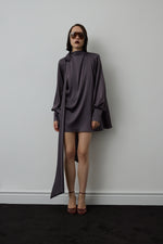 ARVENNE DRESS ANTHRACITE