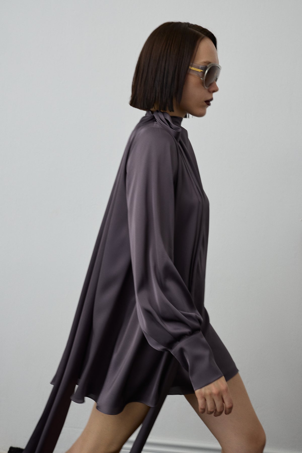 ARVENNE DRESS ANTHRACITE