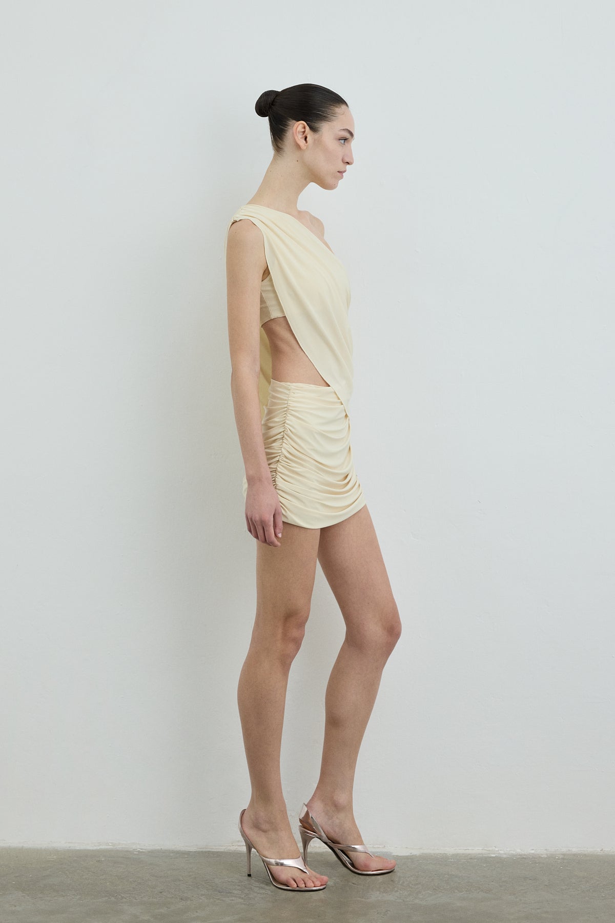 GLEAN DRESS BUTTER YELLOW