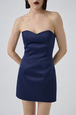 LIA DRESS NAVY BLUE