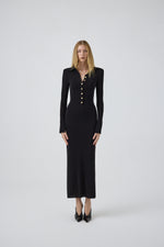 LOEN DRESS BLACK