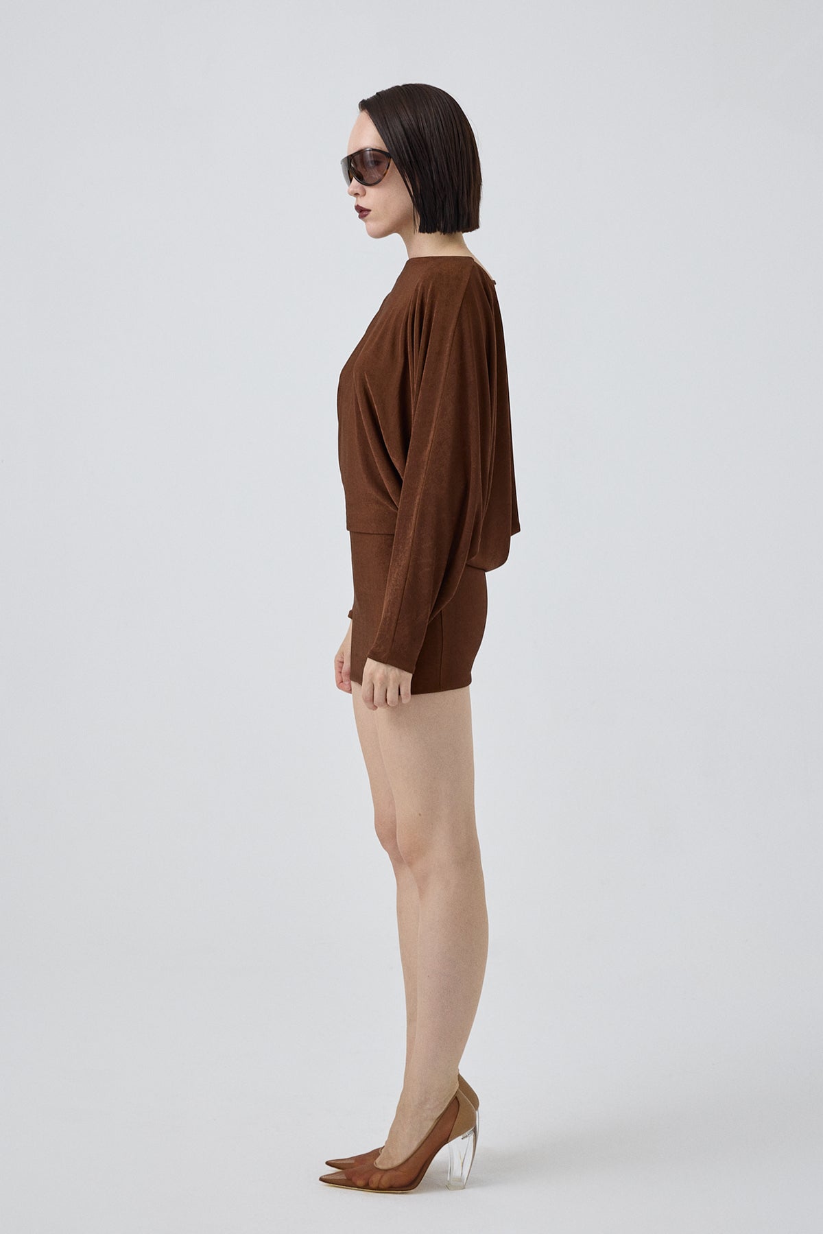 HILIA DRESS BROWN