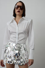CLEO SKIRT SILVER