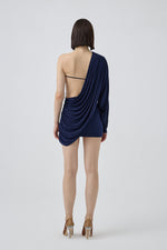 NIMA DRESS NAVY BLUE