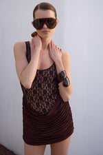 IVEE DRESS BROWN