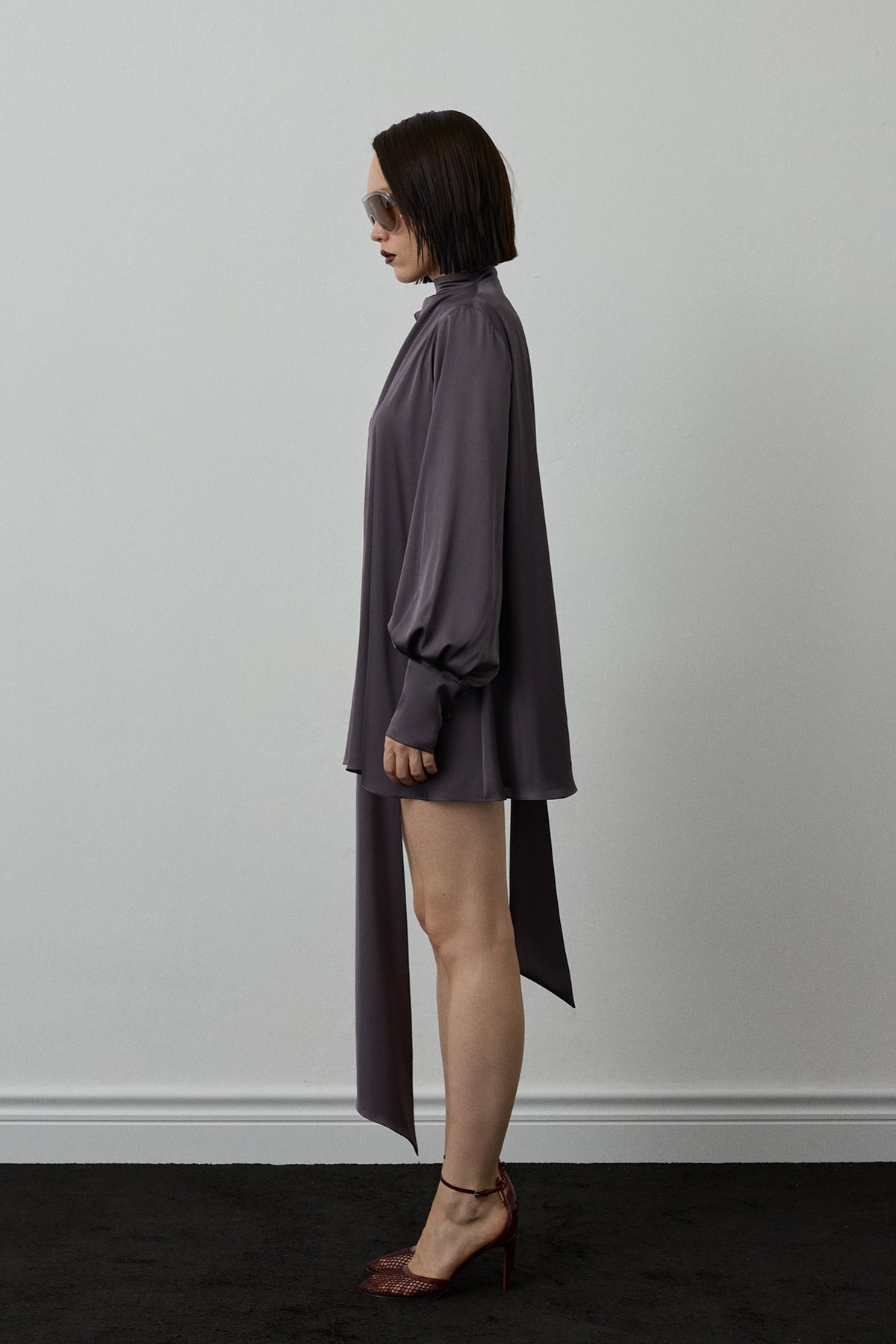ARVENNE DRESS ANTHRACITE