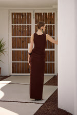 WINNY DRESS BROWN