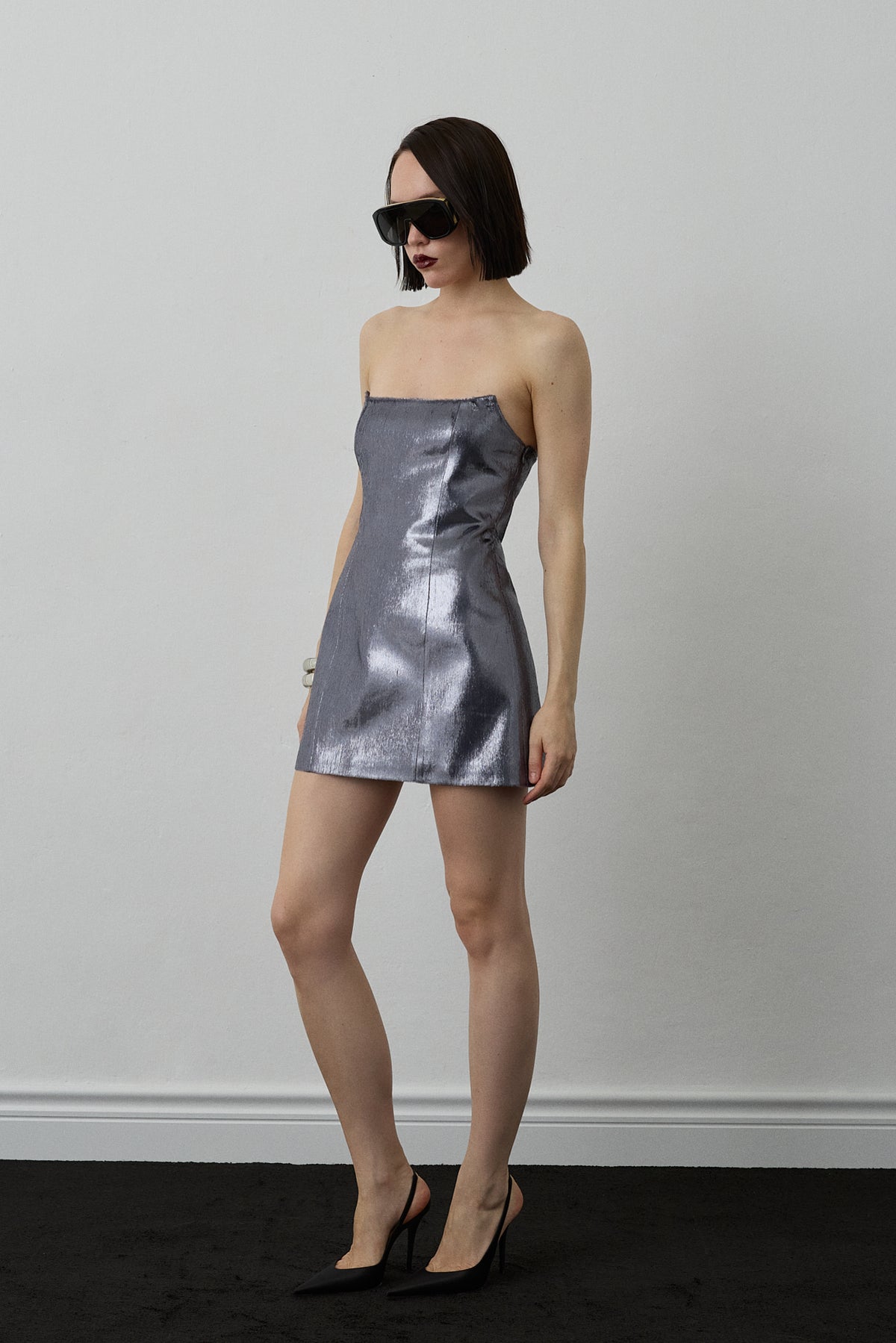 MYRRON DRESS ANTRACITE