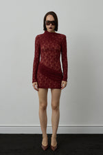 BRUME DRESS BURGUNDY