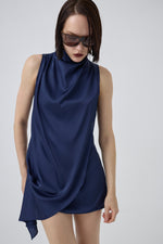 SIMOAS DRESS NAVY BLUE