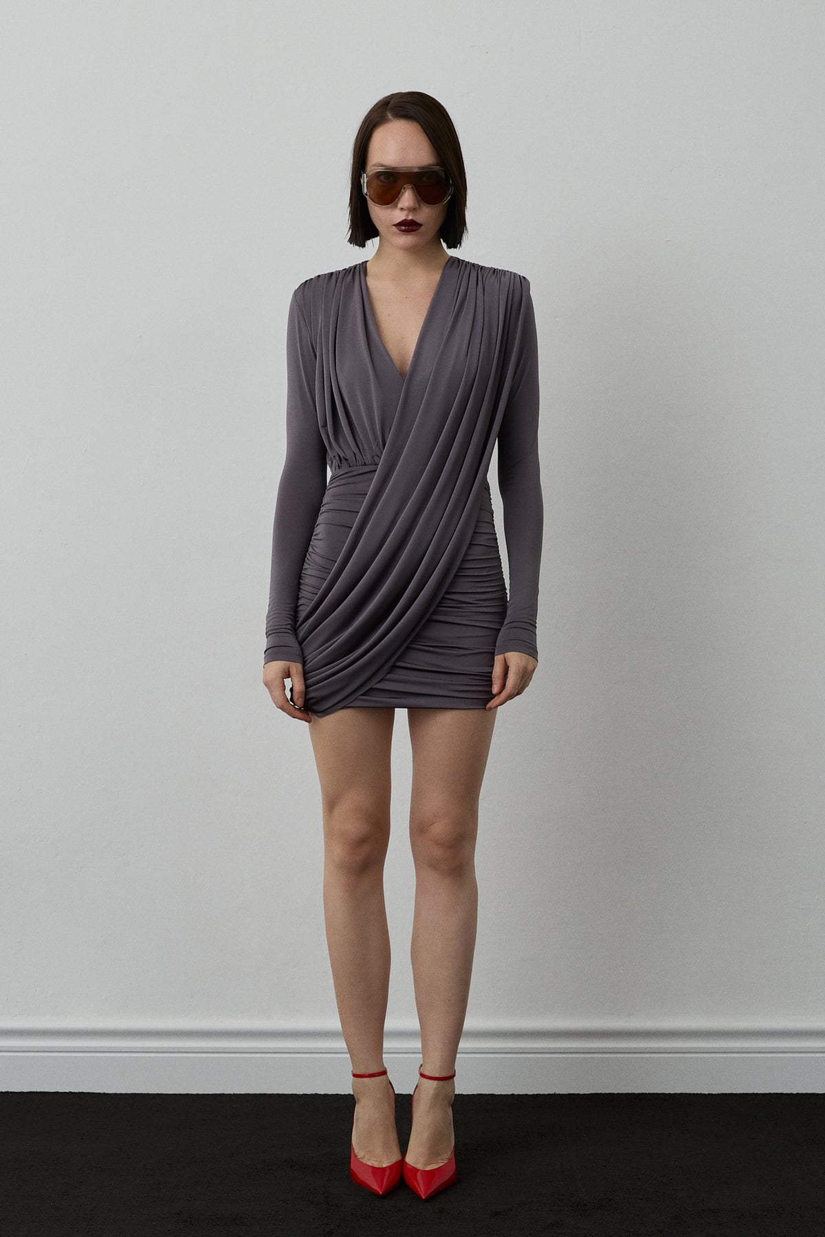 MIREL DRESS ANTHRACITE