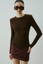 MARA DRESS BROWN