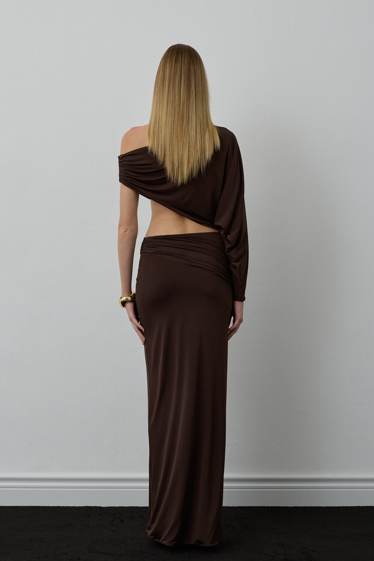 RAE DRESS BROWN