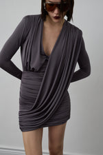 MIREL DRESS ANTHRACITE