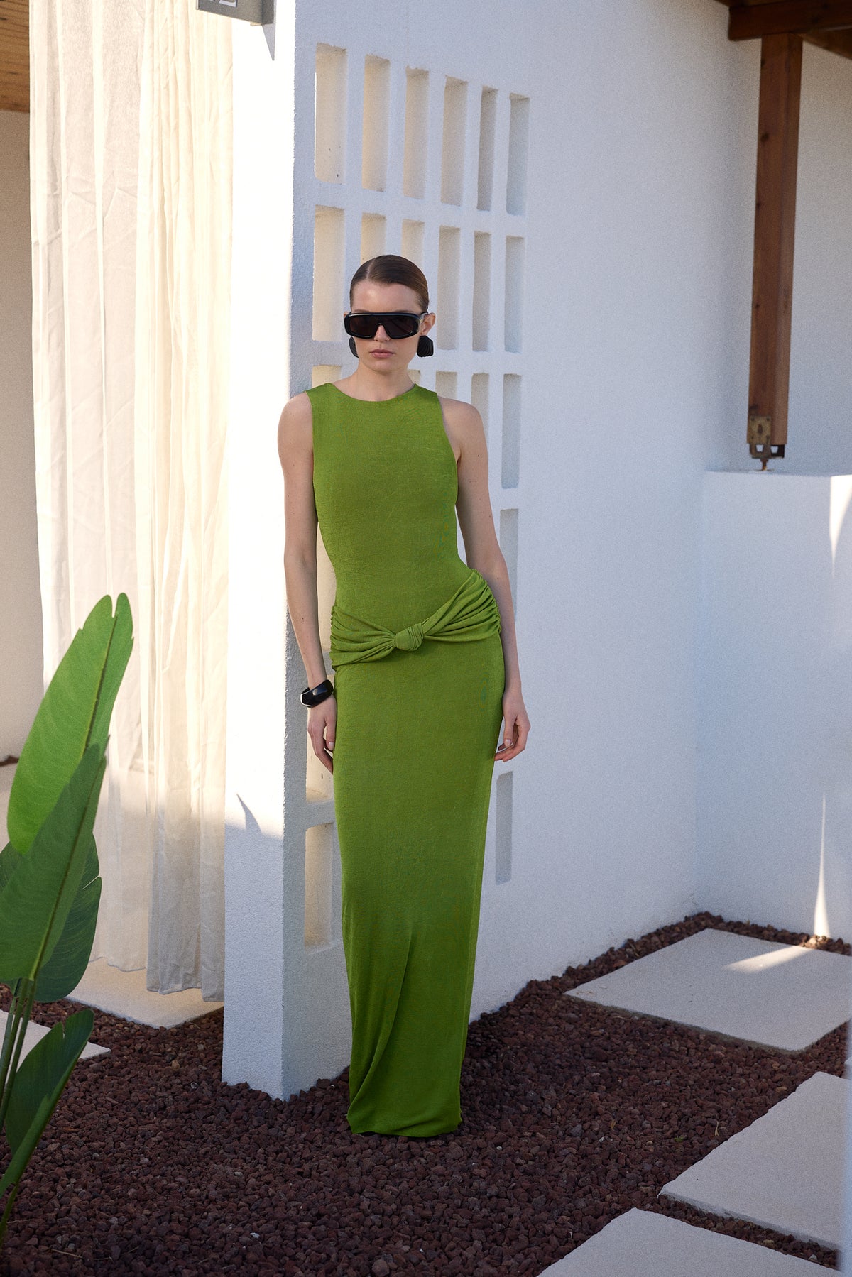 WINNY DRESS GREEN