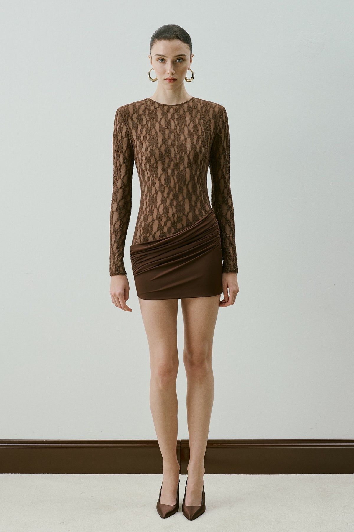 RÉVE DRESS BROWN