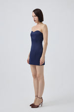 LIA DRESS NAVY BLUE