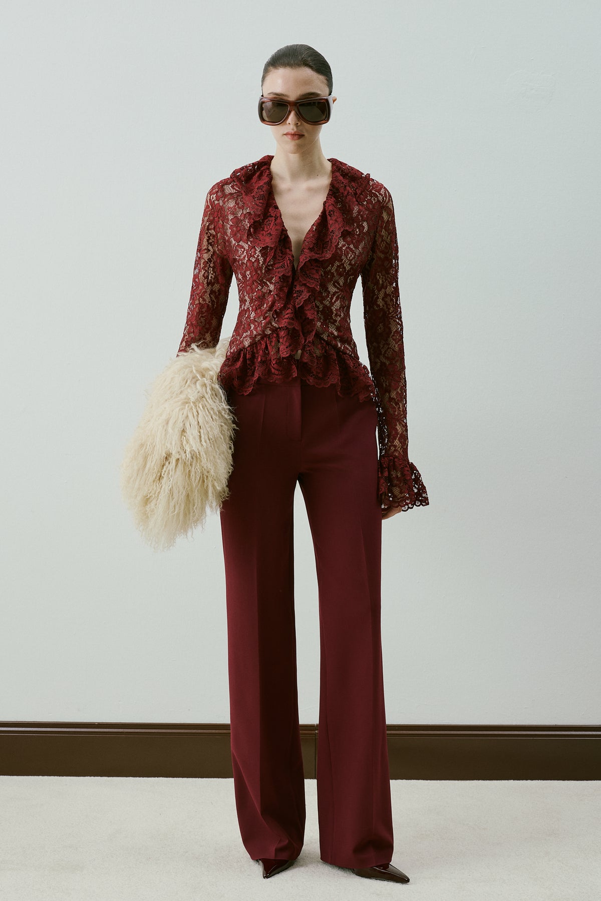 COLETTE TOP BURGUNDY