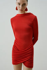 ALLAIRE DRESS RED