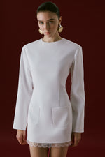AUBREY DRESS WHITE