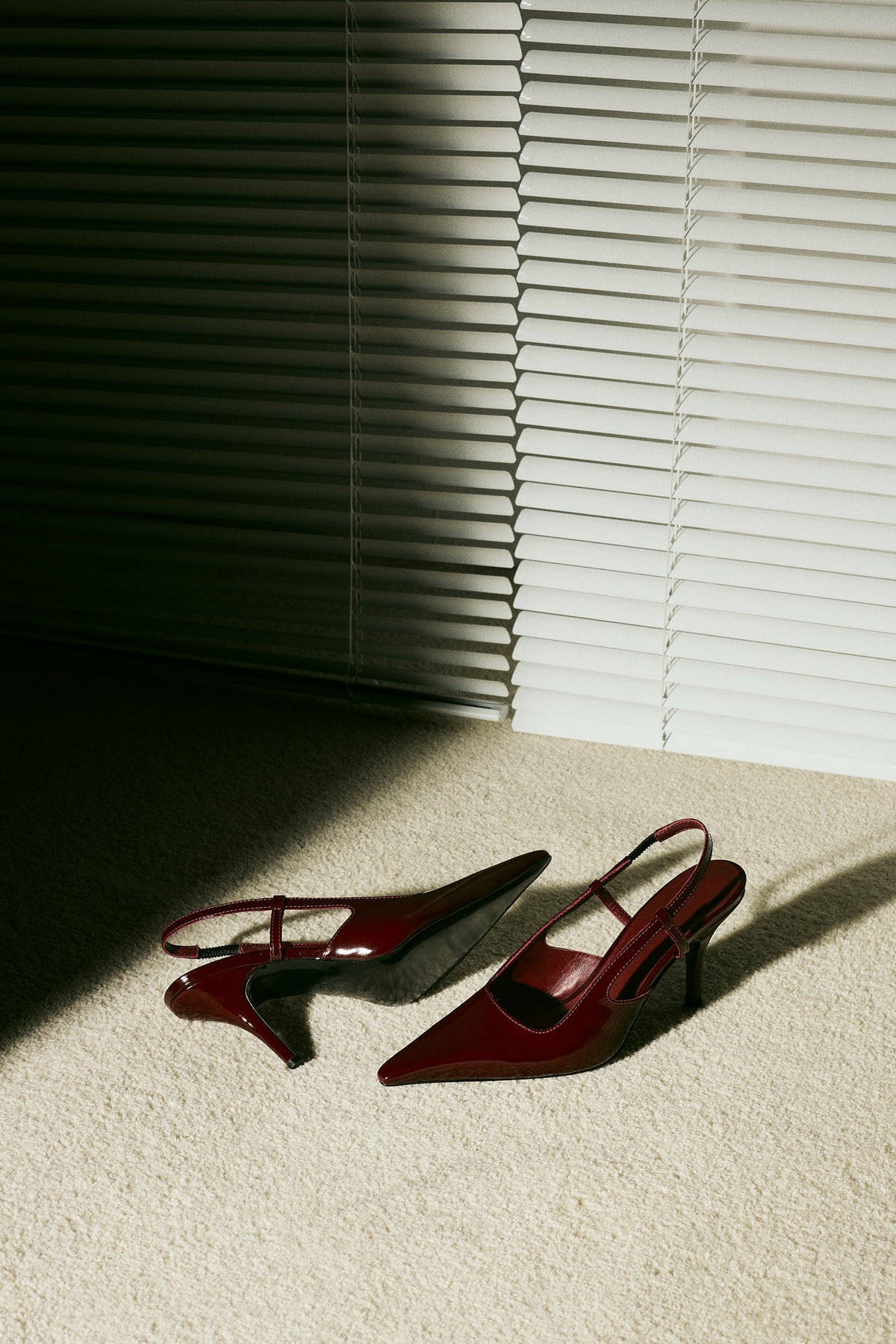 JIA HEELS BURGUNDY