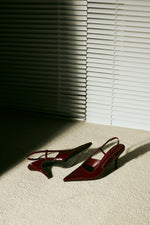 JIA HEELS BURGUNDY