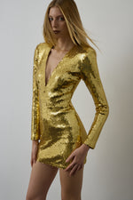 ALVA DRESS GOLD