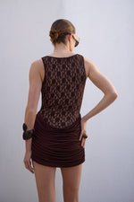 IVEE DRESS BROWN