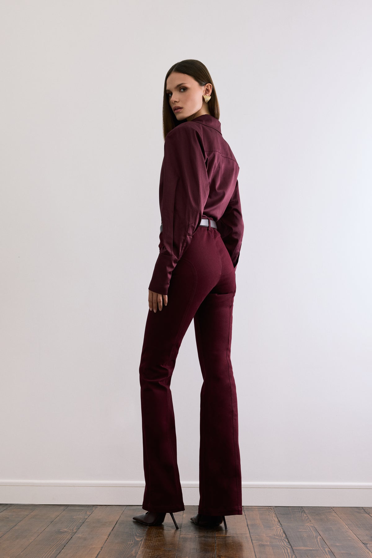 EMBER SHIRT BURGUNDY