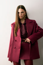 HESSA JACKET BURGUNDY