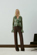 PAULENE TROUSERS BROWN