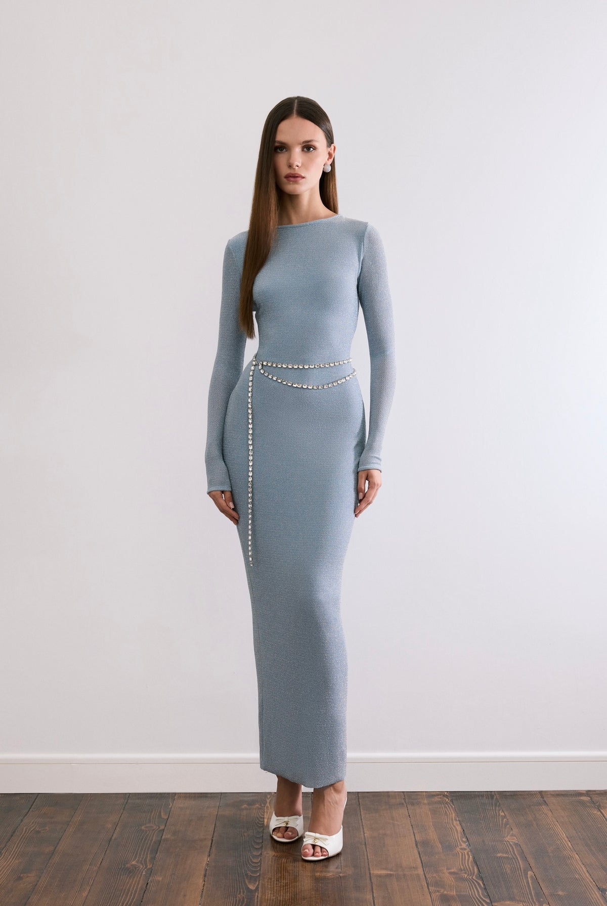 ELSA DRESS BLUE