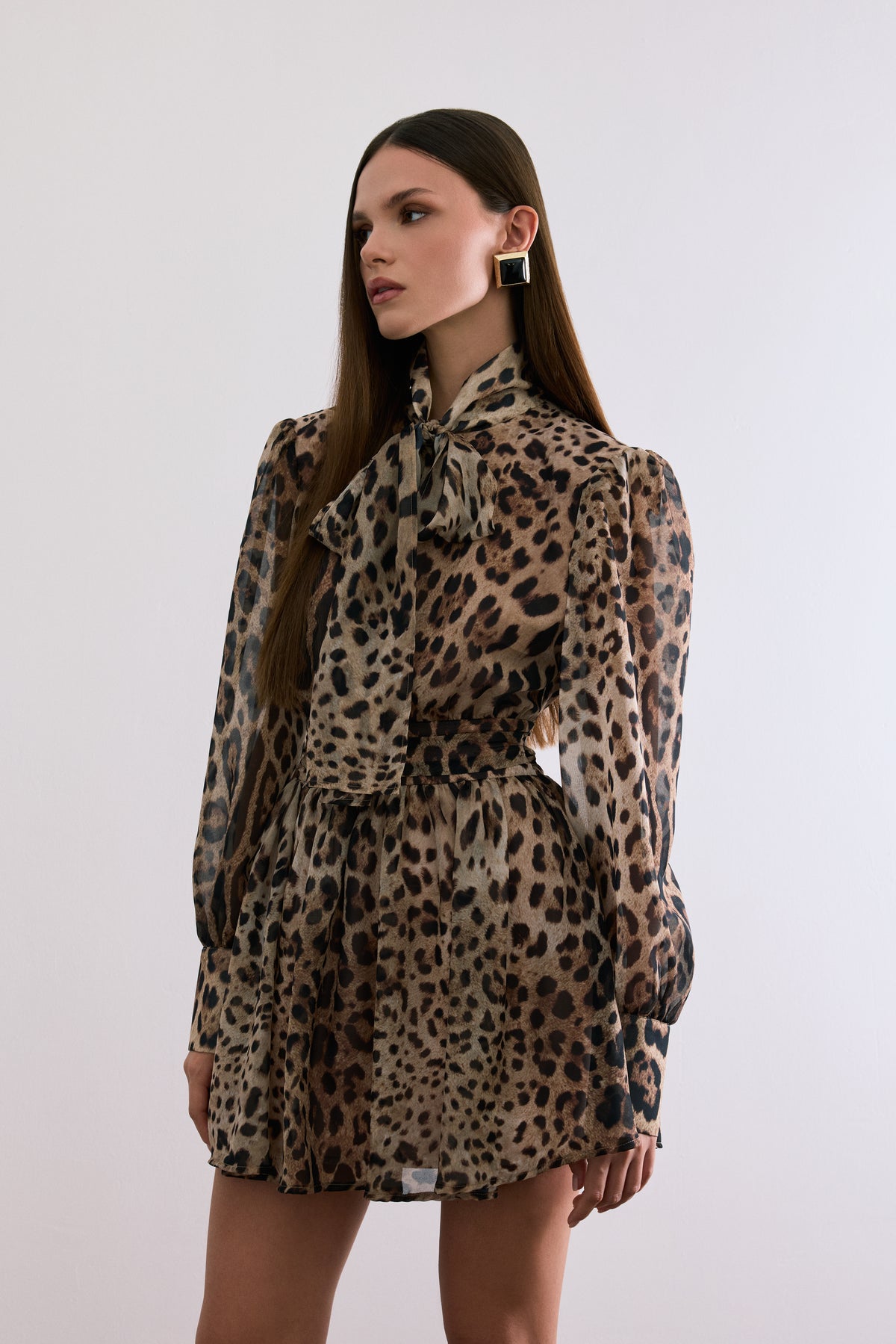 NIKKI DRESS LEOPARD