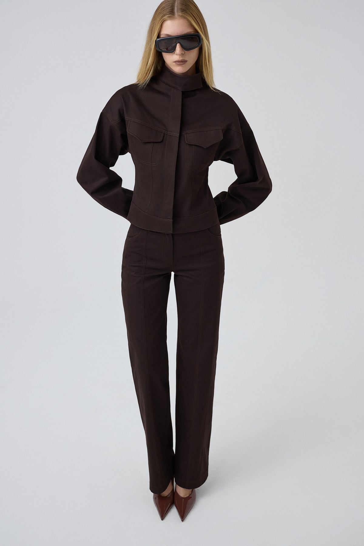 JEMI JACKET BROWN