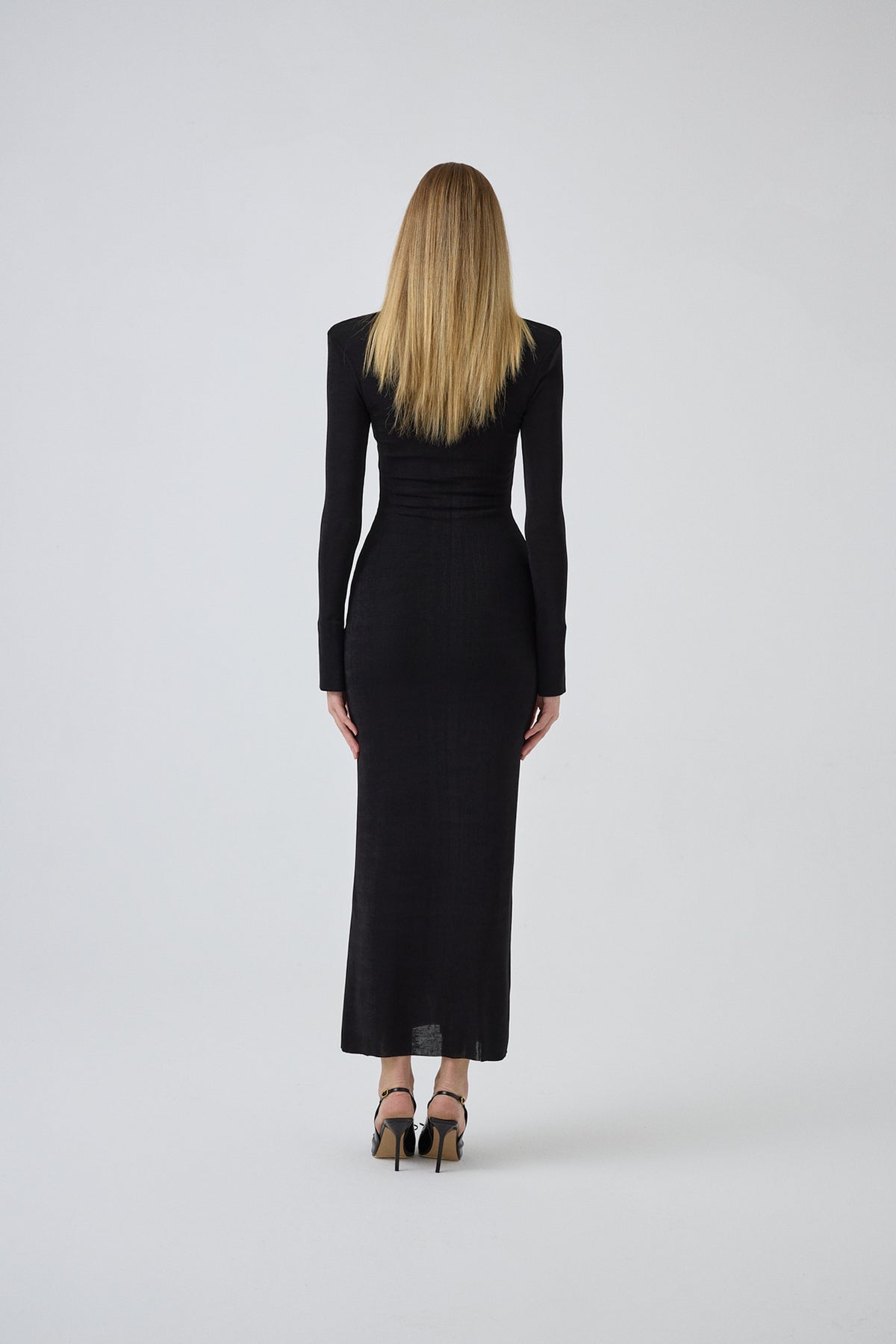 LOEN DRESS BLACK
