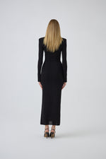 LOEN DRESS BLACK
