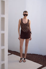 IVEE DRESS BROWN