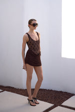 IVEE DRESS BROWN